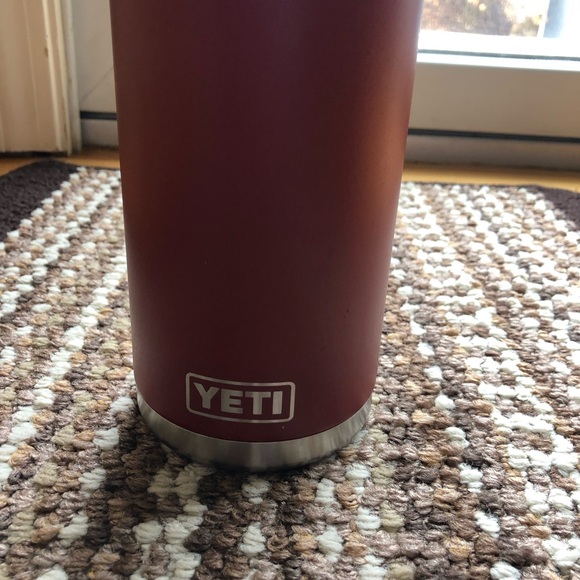 YETI Maroon and Silver Stainless Steel Bottle 48 Oz - Picture 2 of 11